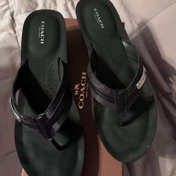 Coach wedge flip flop - Picture 1 of 3